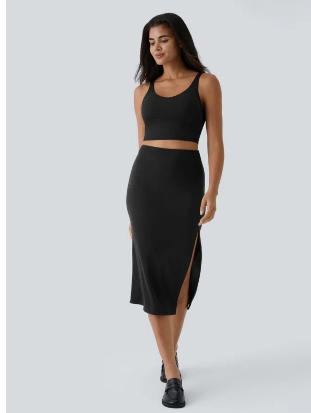 Halara Split Bodycon Midi Skirt - Picture 3 of 6